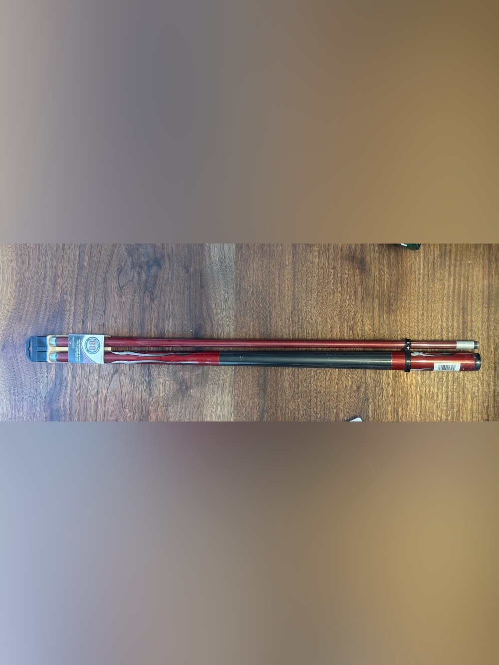 Sportcraft X-glass billiard cue 58” 2 Piece 88 Performance Rating Maroon New